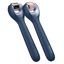 Електронний ролер для обличчя з мікроголками GESKE MicroNeedle Face Roller 9в1 midnight