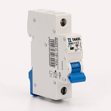 Автоматичний вимикач ВА63-C-1Р-16А