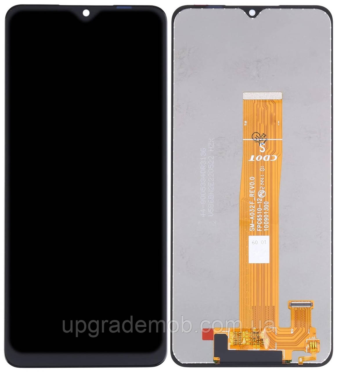 Дисплей модуль тачскрин Samsung A032 Galaxy A03 2021 Euro Version / A127 чорний оригінал SM-A032F_REV0.0