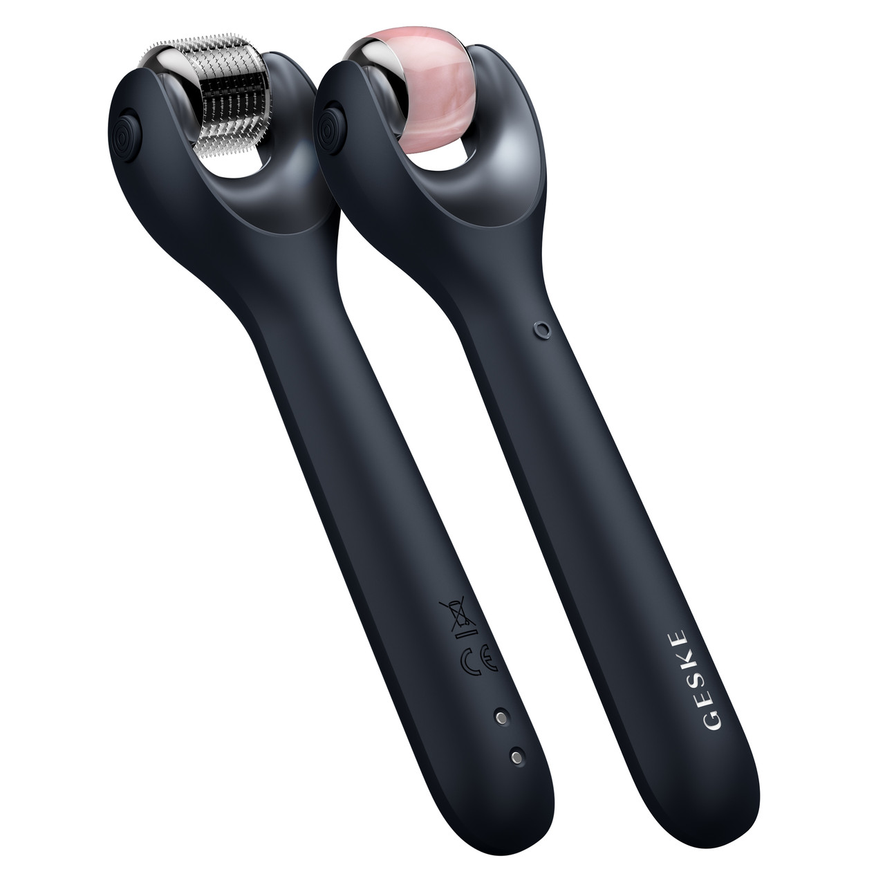Електронний ролер для обличчя з мікроголками GESKE MicroNeedle Face Roller 9в1 black