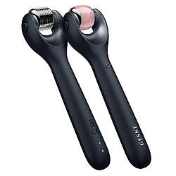 Електронний ролер для обличчя з мікроголками GESKE MicroNeedle Face Roller 9в1 black