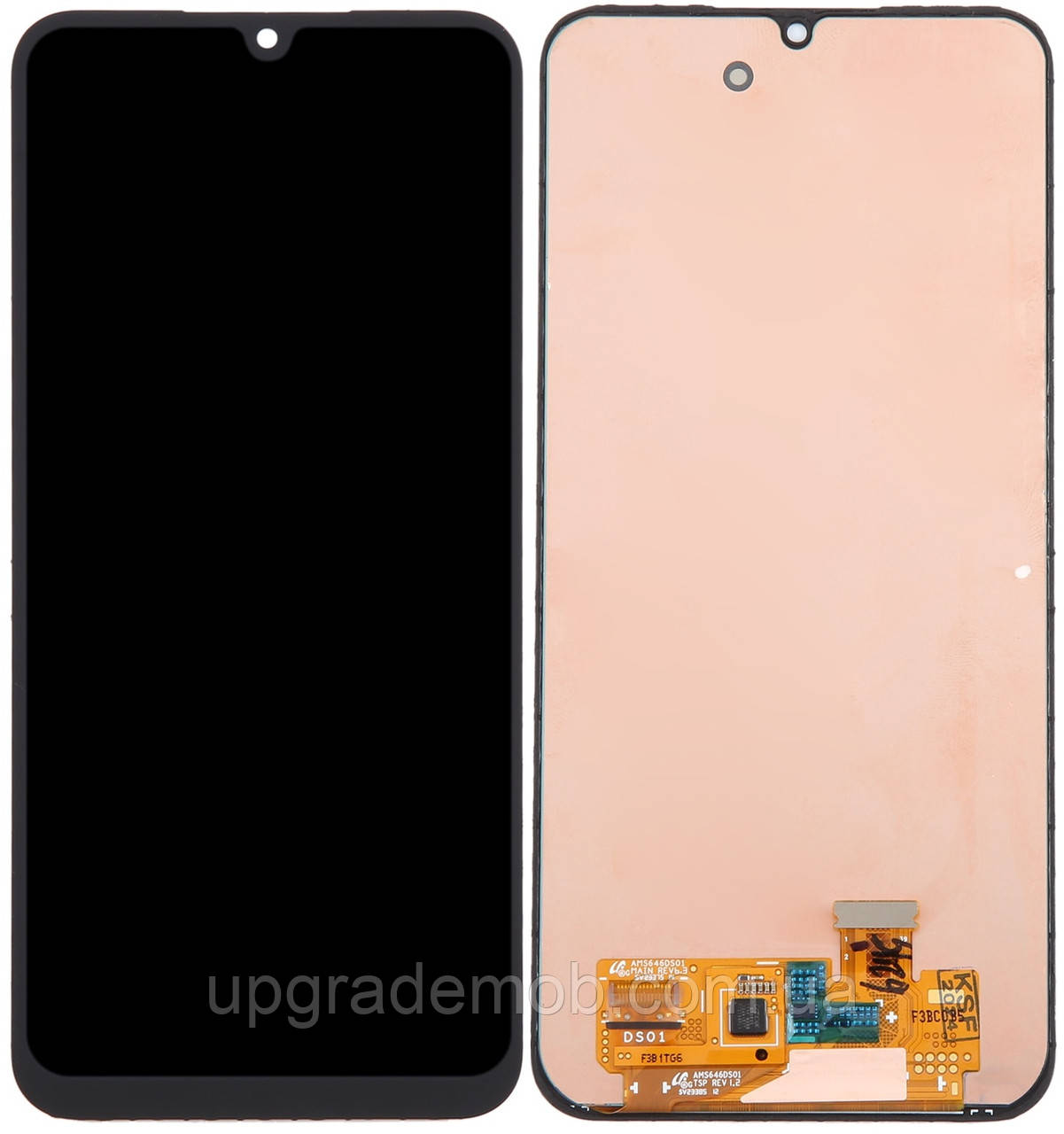 Дисплей модуль тачскрин Samsung M346 Galaxy M34 5G чорний Amoled оригінал з розбирання