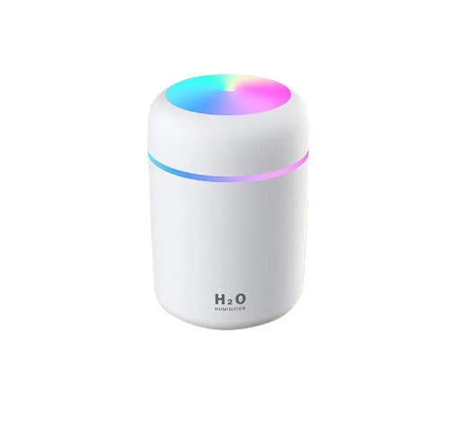 Зволожувач повітря для салону авто та кімнати H2O DQ107 білий на 300 мл, фото 1