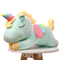 Єдиноріг м'яка іграшка. Іграшка Зелений Єдиноріг 60см!