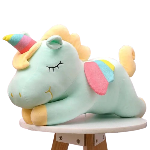 Єдиноріг м'яка іграшка. Іграшка Зелений Єдиноріг 60см!, фото 1