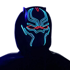 Неонова маска Чорна Пантера