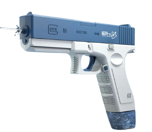 Водяний пістолет Glock автоматичний + 2 обойми, фото 1