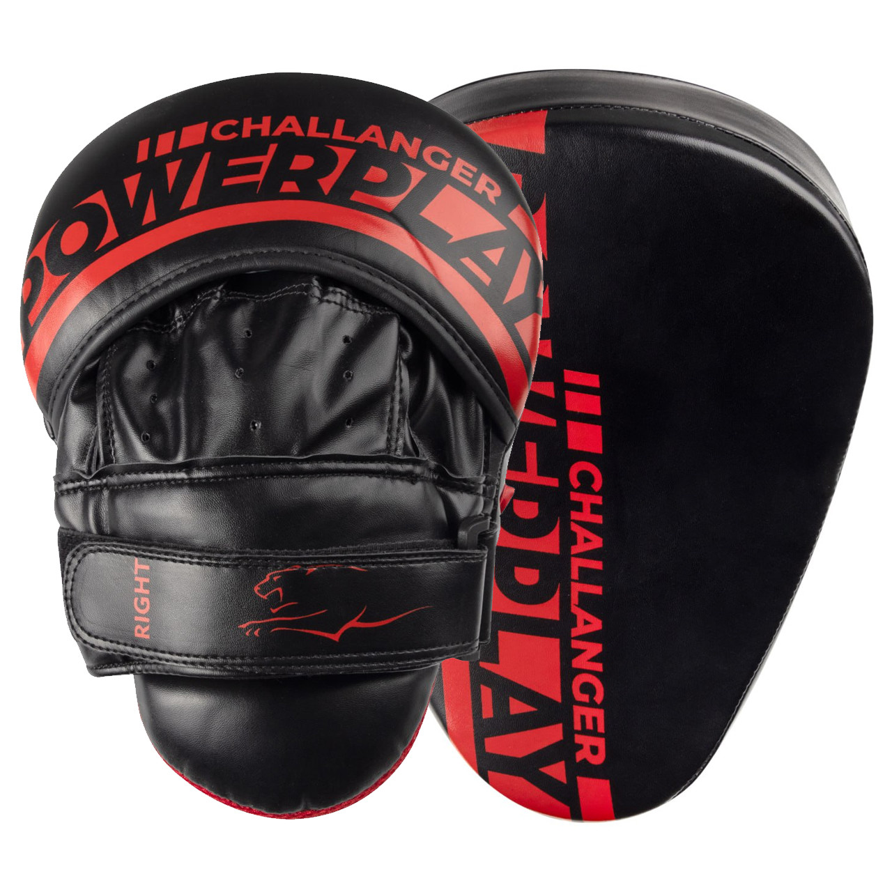 Боксерські лапи рукавички відпрацювання для ударів, Лапи ручні для ударів боксу та кік-боксингу PowerPlay