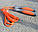 Скакалка спортивна PowerPlay 4204 Classic Jump Rope Помаранчева (2,7m.), фото 9