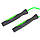 Скакалка спортивна PowerPlay 4204 Classic Jump Rope Зелена (2,7m.), фото 4