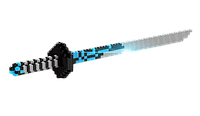 Синя Міні - Катана конструктор на 535 деталей XINZ. Іграшкова катана на 47 СМ