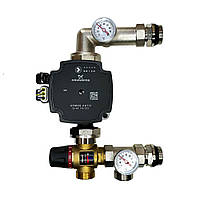 Змішувальний вузол для теплої підлоги Tervix Mixset 1 з насосом і клапаном TMV (521451)