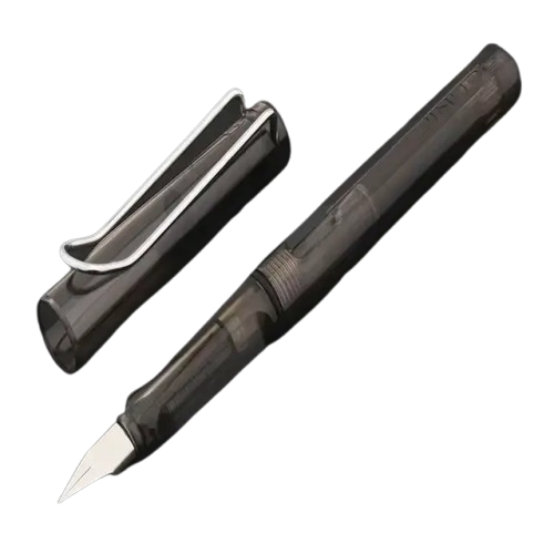 Перова чорнильна ручка, колір чорний прозорий, фото 1