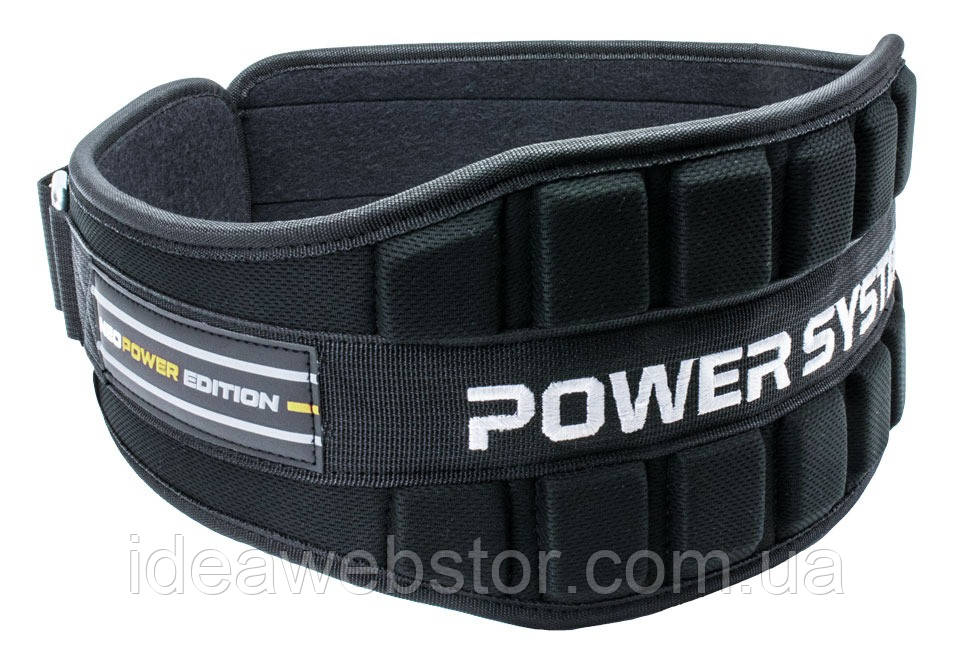Пояс для важкої атлетики Power System PS-3230 Neo Power неопреновий Black/Yellow S