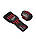 Кистьові бинти PowerPlay 3081 Gym WristT Wraps Чорно-Червоні, фото 3