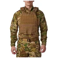 Тактический плитоносец 5.11 Tactical® "TacTec Plate Carrier" цвет Kangaroo, оригинал USA, боевой, эргономичн