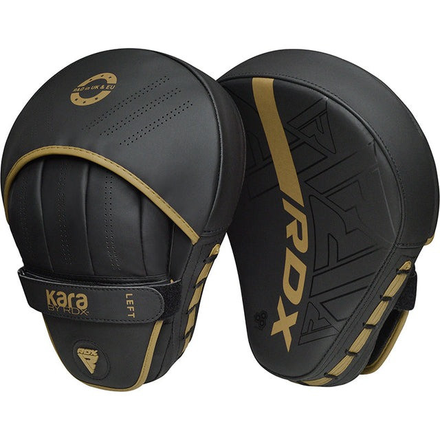 Лапи боксерські RDX F6 KARA Matte Golden, фото 1