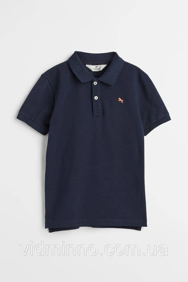 Сорочка поло (футболка) H&M на хлопчика підлітка р.146-152 - 10-12 років, можна в школу