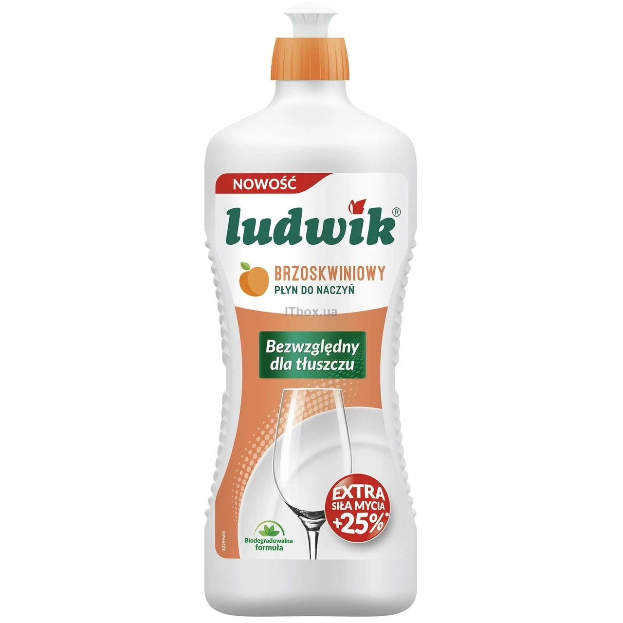 Засіб для ручного миття посуду Ludwik Персик 900 г