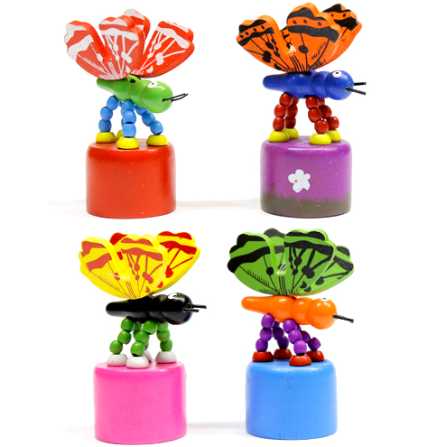 Кумедна іграшка Метелик на ніжках кольорова для дітей, фото 1