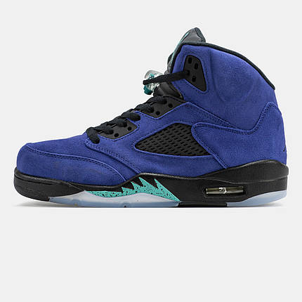 Чоловічі Кроссовки Nike Air Jordan 5 Retro Alternate Grape / Найк Аїр Джордан 5 Ретро Алтернейт Грейп Сині, фото 1