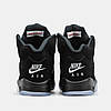 Чоловічі Кроссовки Nike Air Jordan 5 Retro Black Metallic / Найк Аїр Джордан 5 Ретро Металик Чорні, фото 9