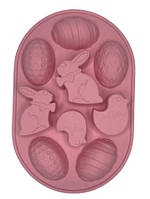 Форма овальна (яйця, кролики та курчата) Колір в асортименті