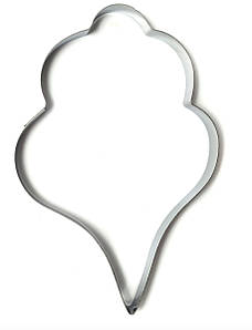 Металева вирубка для пряників "Новорічна іграшка 5" 1шт