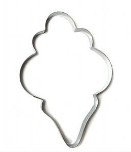 Металева вирубка для пряників "Новорічна іграшка 6" 1шт