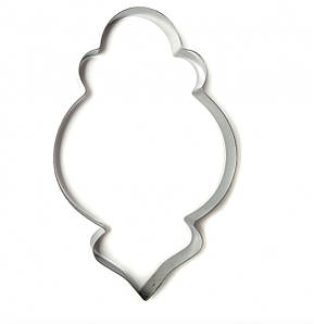 Металева вирубка для пряників "Новорічна іграшка 7" 1шт