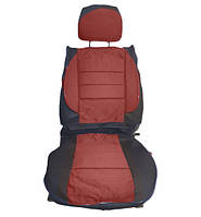 Чохли сидінь ВАЗ 2105 комплект Тканинні чорно-червоні "Пилот"