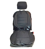 Чохли сидінь "Пилот" ВАЗ 2105 Тканинні чорні зі шкіром