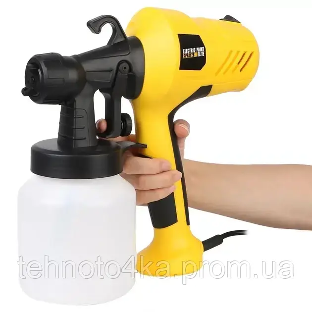 Електричний пульверизатор для фарби 800 мл 3 режими, фарборозпилювач Electric Paint Sprayer 400 W
