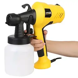 Електричний пульверизатор для фарби 800 мл 3 режими, фарборозпилювач Electric Paint Sprayer 400 W