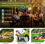 Вуличний подовжувач з водонепроникними електричними розетками та вимикачем, фото 2