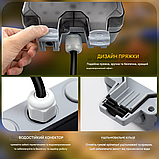 Вуличний подовжувач з водонепроникними електричними розетками та вимикачем, фото 5