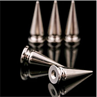 Шип конус 29x10 мм довгий гвинтовий металевий, фото 5