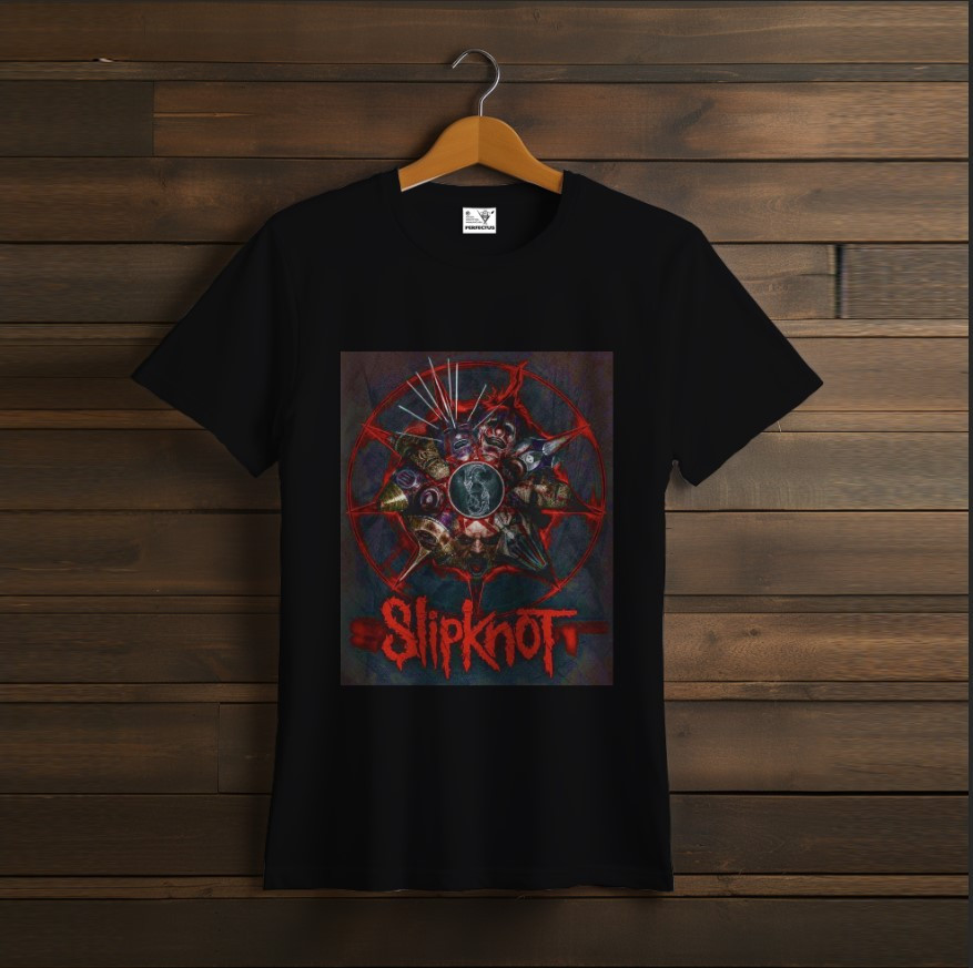 Футболка унісекс з принтом "Slipknot, Сліпкнот, лого, група, фанат, подарунок, Rock Band, гурт, рок, музиканти, виконавці" 1