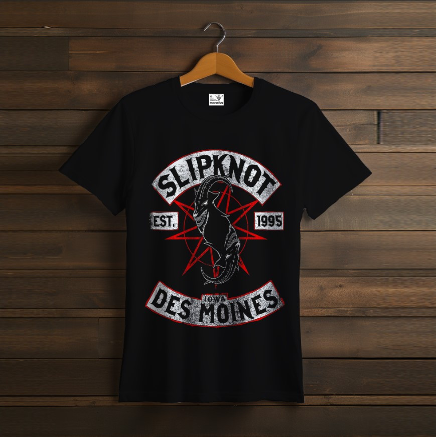 Футболка унісекс з принтом "Slipknot, Сліпкнот, лого, група, фанат, подарунок, Rock Band, гурт, рок, музиканти, виконавці" 2