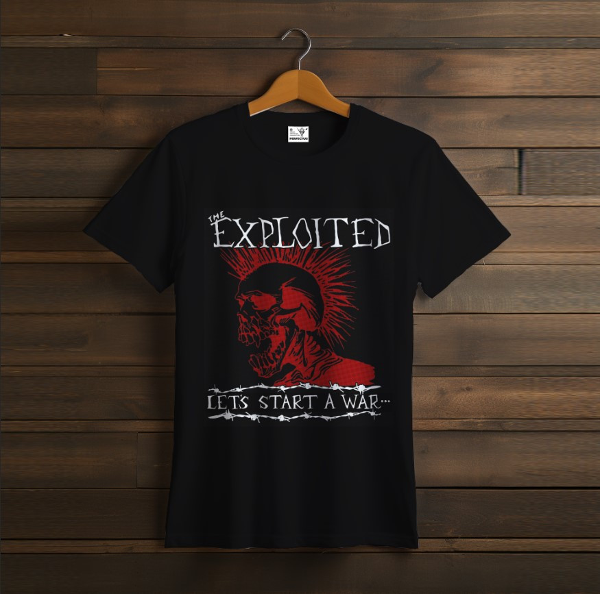 Футболка унісекс з принтом "The Exploited, Експлойтед, лого, група, фанат, подарунок, Rock Band, гурт, рок, музиканти, виконавці"