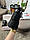 Чоловічі шкіряні текстиль кросівки Nike Air Max Tn Plus Black, кеди Найк шкіра текстиль чорні. Чоловіче взуття, фото 10