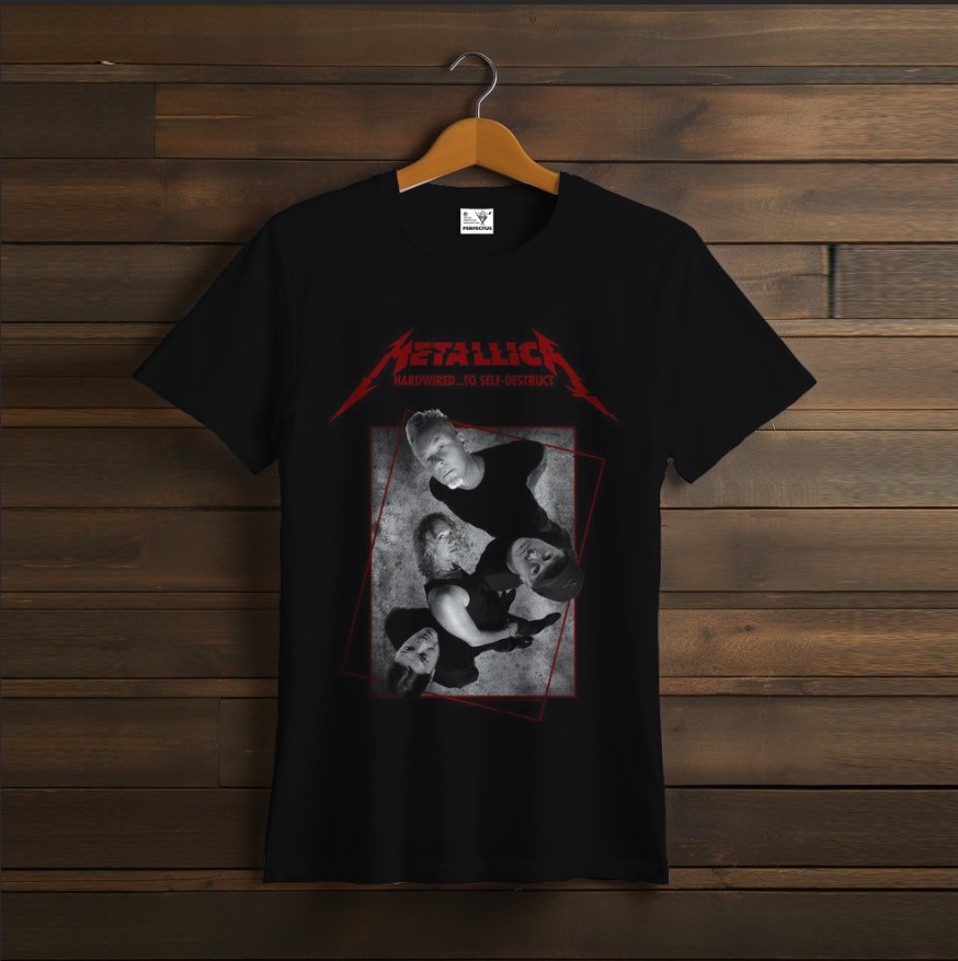 Футболка унісекс з принтом "Metallica", металіка, лого, група, фанат, подарунок, Rock Band, група, гурт, рок, музиканти, виконавці