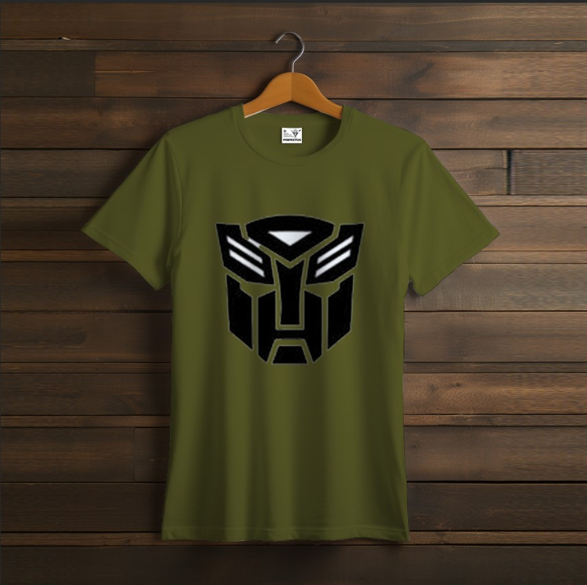 Футболка унісекс з принтом "Хакі, логотип емблема автоботи, Трансформери Transformers"