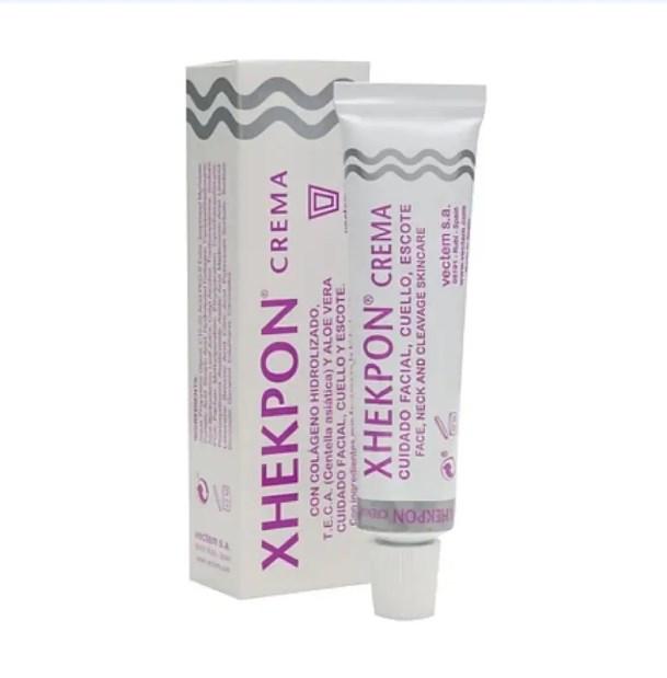 Крем від зморшок Xhekpon Facial Cream 40 мл з гідролізованим колагеном та алое віра для догляду за шкірою обличчя шиї та декольте