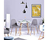 Стіл Тауер Вуд круглий д. 60 см білий, фото 2