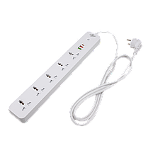 Мережевий фільтр (подовжувач) LP (5x220V-2500W, 1xUSB-38W/PD/QC3.0, 1xType-C 20W, 1xUSB 18W), фото 4