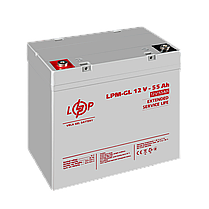 Аккумулятор гелевий LPM-GL 12V - 55 Ah, фото 4