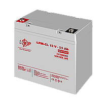 Аккумулятор гелевий LPM-GL 12V - 55 Ah, фото 5
