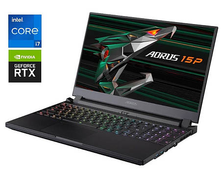 Ігровий ноутбук Gigabyte Aorus 15P/ 15.6" 1920x1080/ i7-11800H/ 16GB RAM/ 1000GB SSD/ RTX 3070 8GB, фото 1