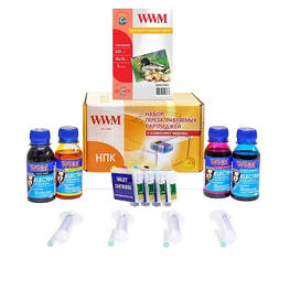 Комплект перезаправних картриджів WWM Epson C79/CX3900/9300F/TX200/419/T40W ELECTRA (RC.T073NU) - оригінал